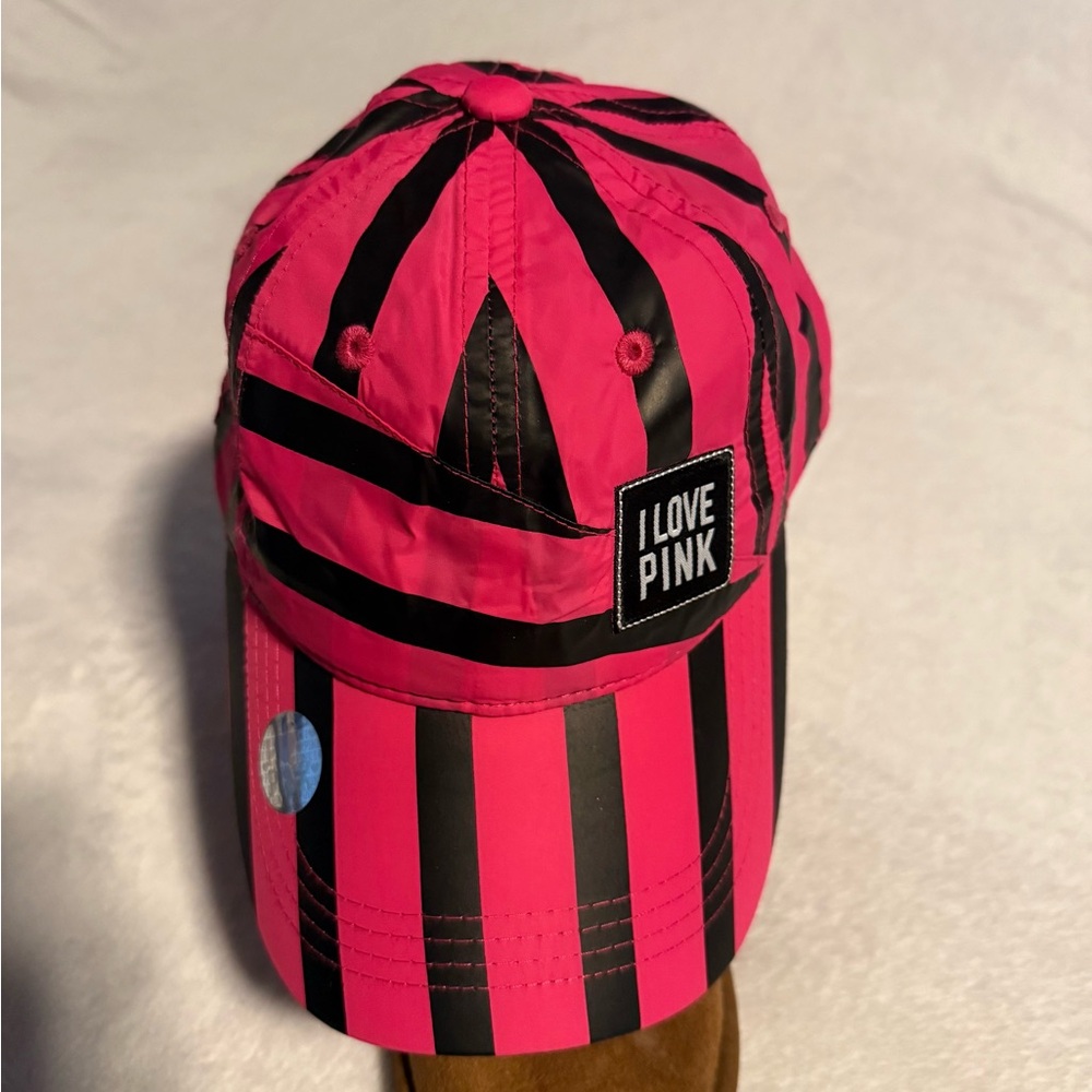💕NEW~VS PINK STRIPED HAT💕 - Picture 9 of 10